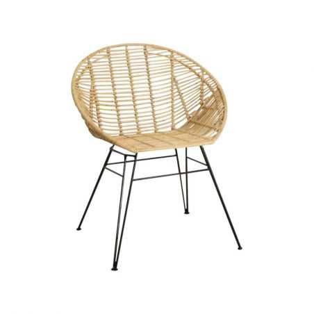 Jungle Jane Rattan Bucket Chair Retro Furniture Smithers of Stamford £316.00 