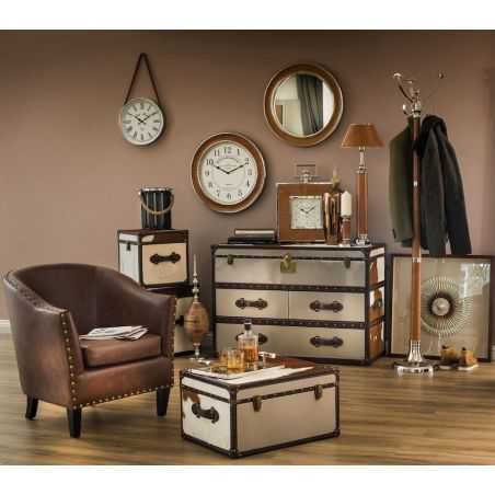 Cowhide Storage Trunk Retro Furniture  £2,190.