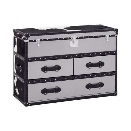 Cowhide Storage Trunk Retro Furniture  £2,190.