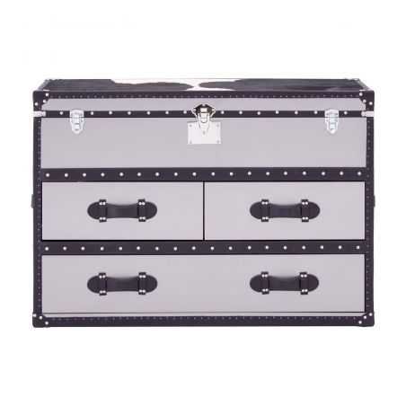 Cowhide Storage Trunk Retro Furniture  £2,190.