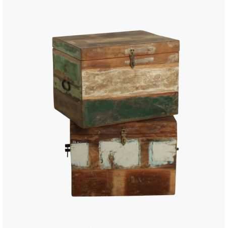 Reclaimed Wood Storage Box Storage Furniture Smithers of Stamford £137.00 