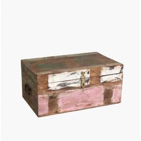 Reclaimed Wood Storage Box Storage Furniture Smithers of Stamford £137.00 