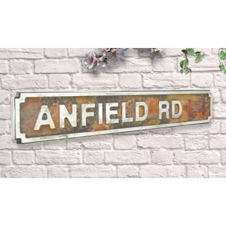 Metal Football Road Signs Christmas Gifts Smithers of Stamford £38.00 