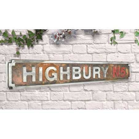 Metal Football Road Signs Christmas Gifts Smithers of Stamford £38.00 