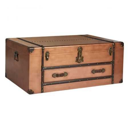 Hawker Copper Storage Trunk Coffee Table Trunk Chests Smithers of Stamford £589.00 