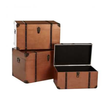 Navigator Copper Storage Trunks Trunk Chests Smithers of Stamford £420.00 