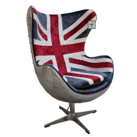 Aviator Union Jack Chair Sofas and Armchairs Smithers of Stamford £1,646.00 