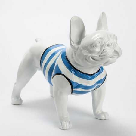 Life Size French Bulldog Ornaments Blue Retro Ornaments Smithers of Stamford £276.00 