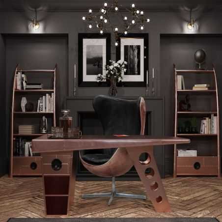 Copper Spitfire Wing Desk Office Smithers of Stamford £1,971.00 Store UK, US, EU, AE,BE,CA,DK,FR,DE,IE,IT,MT,NL,NO,ES,SECoppe...