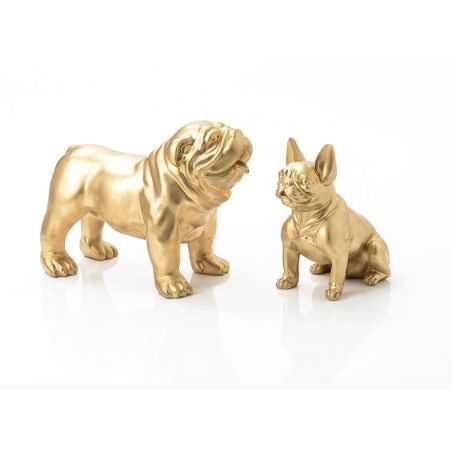 Gold Bulldog Ornaments Retro Ornaments Smithers of Stamford £394.00 