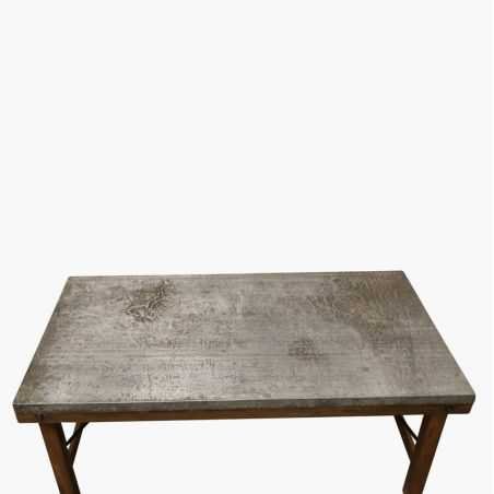 Zinc Top Coffee Table Side Tables & Coffee Tables Smithers of Stamford £350.00 