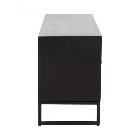 Monochrome Black & White Tv Unit Retro Furniture  £1,320.