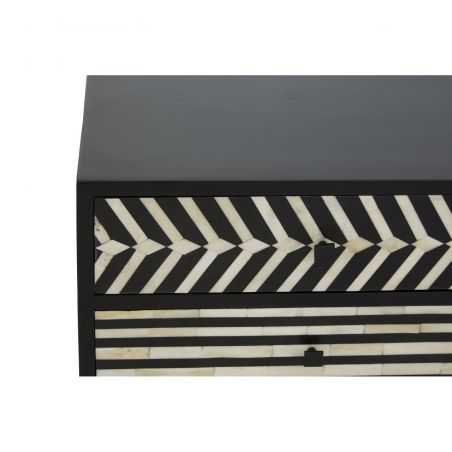 Monochrome Black & White Tv Unit Retro Furniture  £1,320.