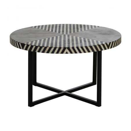 Bone Inlay Black And White Coffee Table Side Tables & Coffee Tables Smithers of Stamford £650.00 Store UK, US, EU, AE,BE,CA,D...