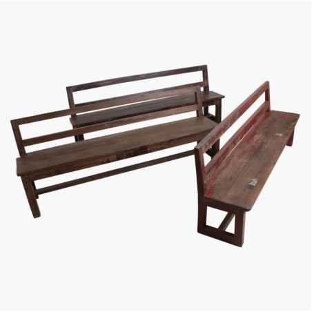 Wooden Antique School Bench Seat Vintage Furniture Smithers of Stamford £374.00 