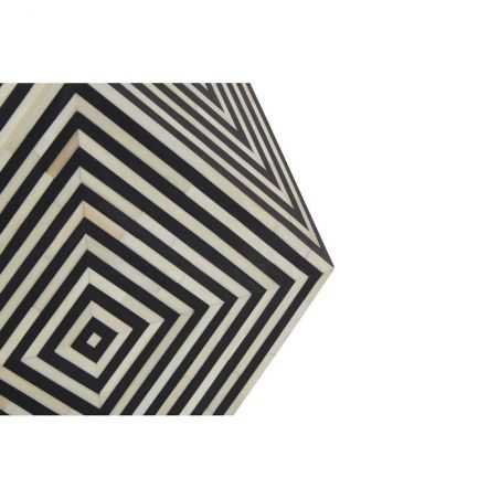 Monochrome Diamond Side Table Side Tables & Coffee Tables  £495.00 Store UK, US, EU, AE,BE,CA,DK,FR,DE,IE,IT,MT,NL,NO,ES,SEMo...