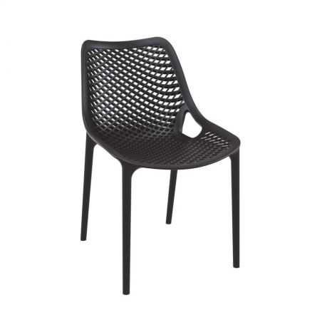 Tango Black Stackable Outdoor Chair Garden Smithers of Stamford £155.00 