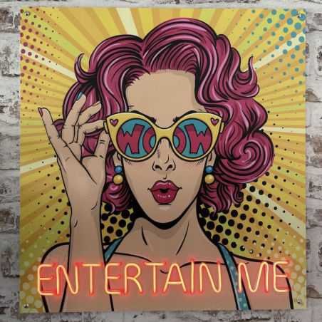 Pop Art Entertain Me Neon All Neon Signs  £250.00 Store UK, US, EU, AE,BE,CA,DK,FR,DE,IE,IT,MT,NL,NO,ES,SEPop Art Entertain M...