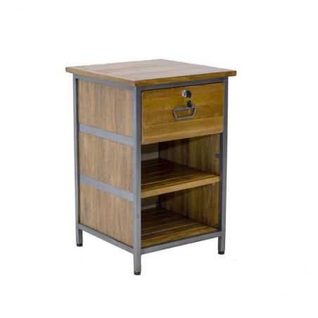 Factory Lockable Drawer Side Table Retro Furniture  £300.