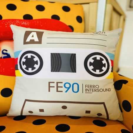 Tape Cassette Cushion Gifts Smithers of Stamford £44.00 Store UK, US, EU, AE,BE,CA,DK,FR,DE,IE,IT,MT,NL,NO,ES,SETape Cassette...