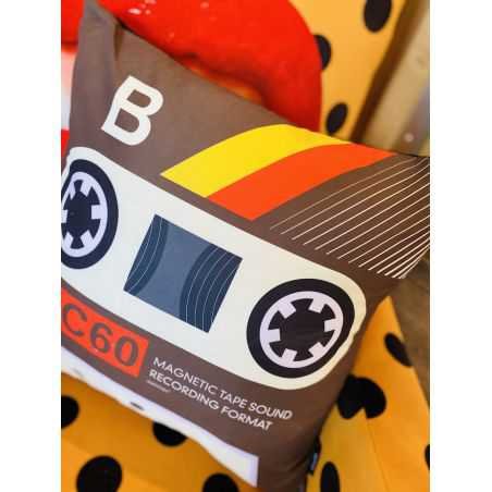 Tape Cassette Cushion Gifts Smithers of Stamford £44.00 Store UK, US, EU, AE,BE,CA,DK,FR,DE,IE,IT,MT,NL,NO,ES,SETape Cassette...