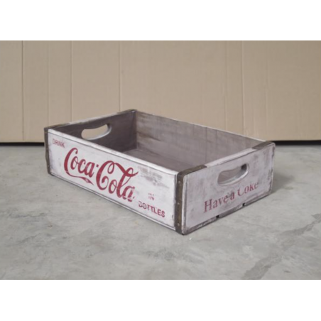 White Coca Cola Wooden Crate This And That Smithers of Stamford £36.00 