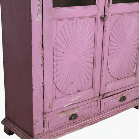 Pink Sunflower Cabinet Cabinets & Sideboards Smithers of Stamford £1,400.00 