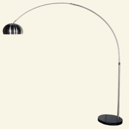 Black Arc Floor Lamp Floor Lamps Smithers of Stamford £311.