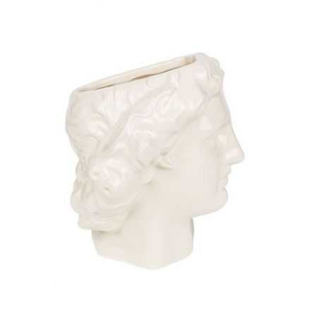 Apollo Bust Vase - White Retro Ornaments  £63.