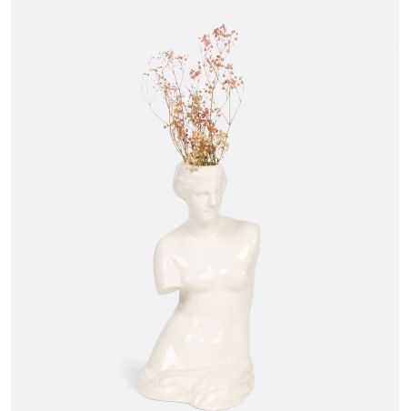 Venus Body Vase - White Retro Ornaments  £63.