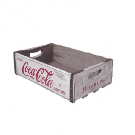 White Coca Cola Wooden Crate This And That Smithers of Stamford £36.00 