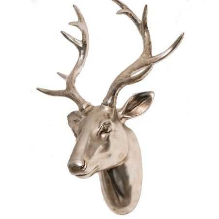 Black / White Stags Head Retro Ornaments Smithers of Stamford £69.95 