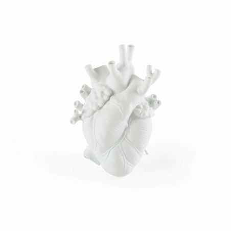 Seletti Love In Bloom Heart Vase - White Seletti  £80.