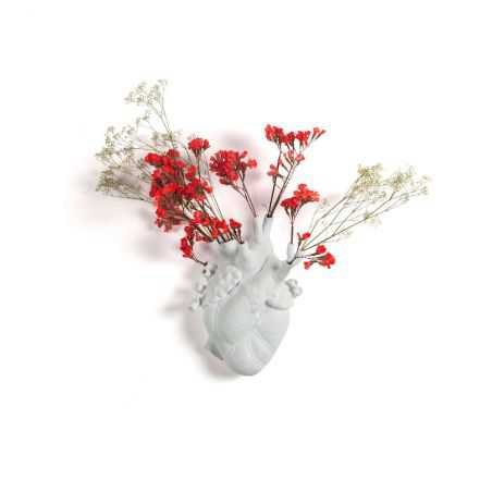 Seletti Love In Bloom Heart Vase - White Seletti  £80.