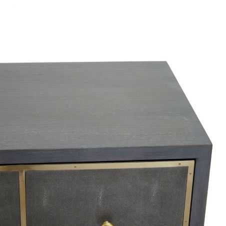 Shagreen 4 Drawer Console Table Console Tables  £1,500.