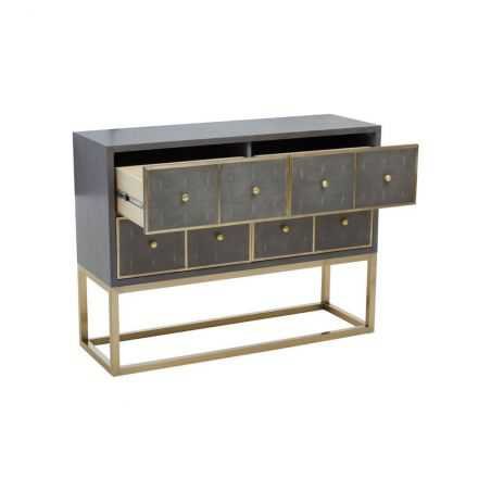 Shagreen 4 Drawer Console Table Console Tables  £1,500.