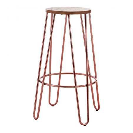 Hairpin Rose Gold Bar Stools Furniture Smithers of Stamford £180.00 