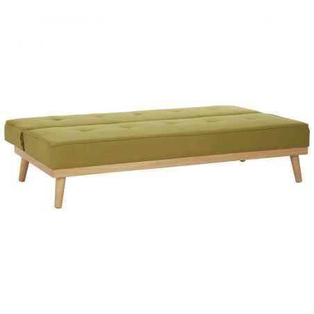 Stockholm Lime Green 3 Seat Sofa Bed Designer Furniture Smithers of Stamford £691.00 