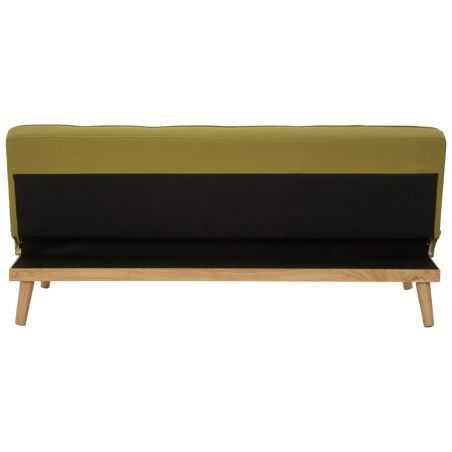 Stockholm Lime Green 3 Seat Sofa Bed Designer Furniture Smithers of Stamford £691.00 