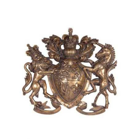 Brass Coat Of Arms Wall Plaque Signs Smithers of Stamford £50.00 Store UK, US, EU, AE,BE,CA,DK,FR,DE,IE,IT,MT,NL,NO,ES,SEBras...