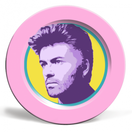 George Michael Art Plate Tableware Smithers of Stamford £25.50 Store UK, US, EU, AE,BE,CA,DK,FR,DE,IE,IT,MT,NL,NO,ES,SEGeorge...