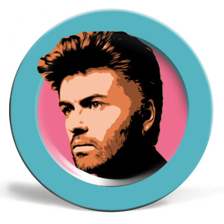 George Michael Art Plate Tableware Smithers of Stamford £25.50 Store UK, US, EU, AE,BE,CA,DK,FR,DE,IE,IT,MT,NL,NO,ES,SEGeorge...