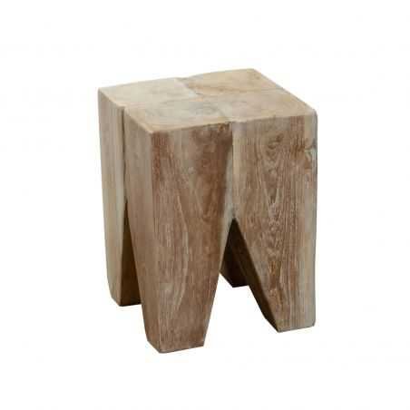 Tree Stump Cube Stool Designer Furniture Smithers of Stamford £155.00 