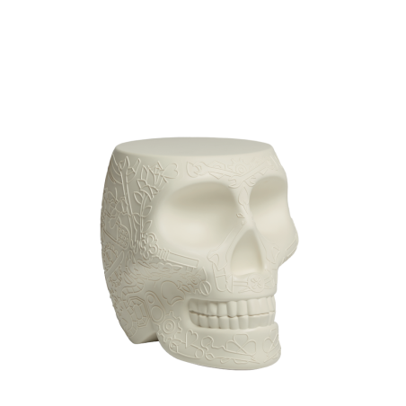 Qeeboo Mexico Skull and Side Table Ivory Side Tables & Coffee Tables  £240.00 