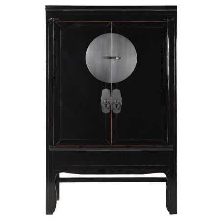 19th Century Chinese Cabinet Black Antique Furniture  £900.00 