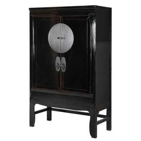 19th Century Chinese Cabinet Black Antique Furniture  £900.00 