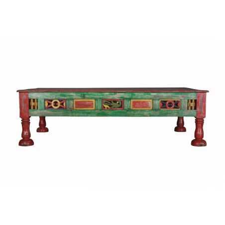 Colourful Antique Hand Carved Coffee Table Antiques Smithers of Stamford £1,960.00 