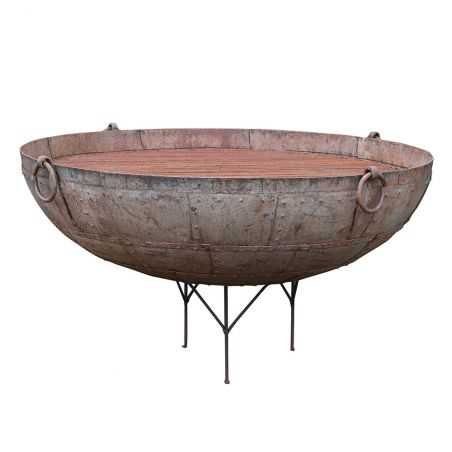 XL Indian Antique Fire Pit Kadia Garden  £1,200.00 