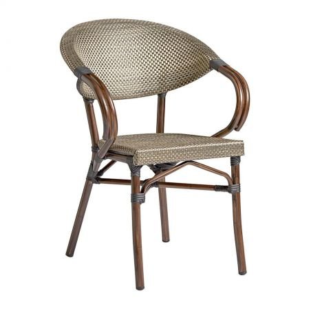 Luigi Stacking Outdoor Armchair, Green, Blue, Black Garden Smithers of Stamford £199.00 