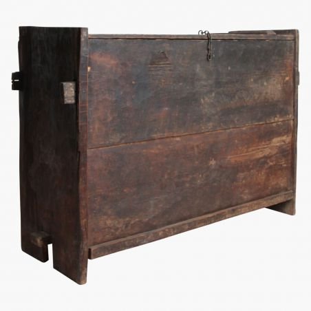 XL Black Pine Wood Storage Trunk Chest Recycled Furniture Smithers of Stamford £1,595.00 